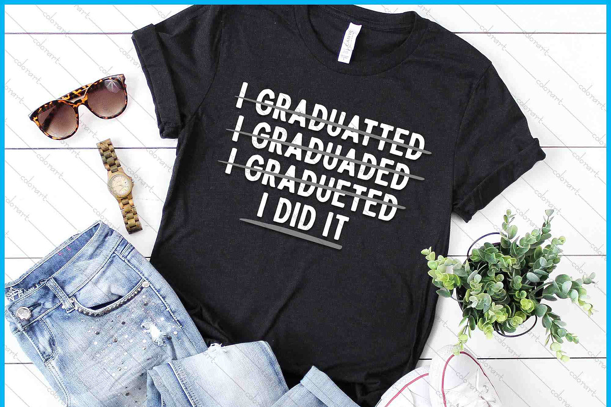 Graduation Art For College School, a Graphic by Creativeusart (Photo 1 of 4)