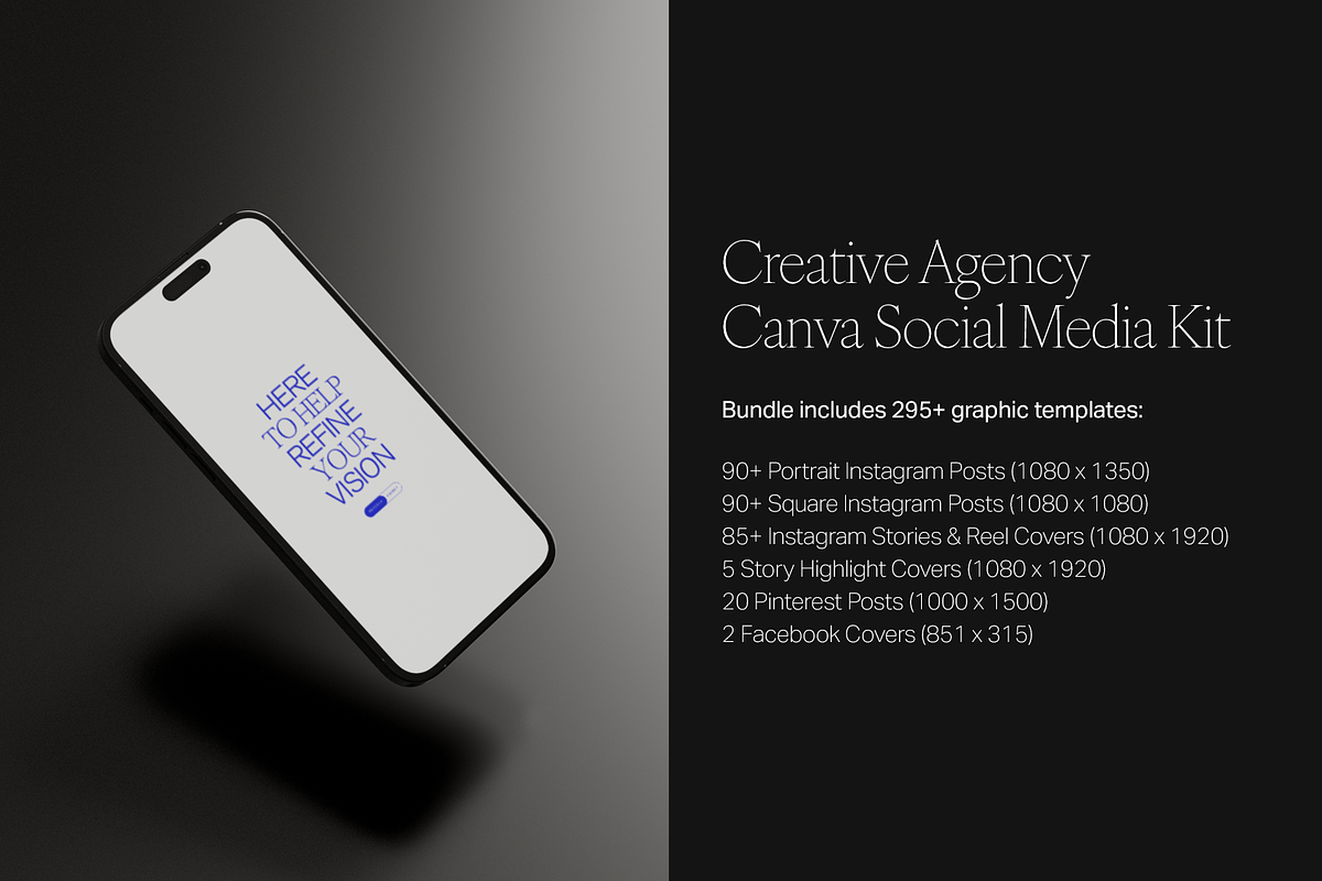 Canva: Agency Social Media Templates, a Social Media Template by The Styled Square (Photo 2 of 7)