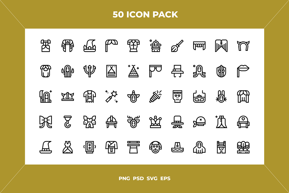 Costume party icons, an Icon by Wencory (Photo 1 of 2)