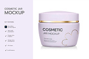Cosmetic Jar Mockup, a Product Mockup by graphypix (Thumbnail 2 of 4)