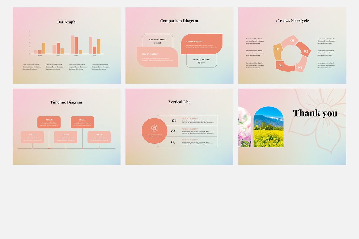 spring ppt template, a Presentation Template by chungmudesign