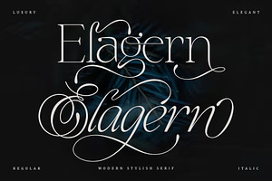 Elagern Modern Stylish Serif