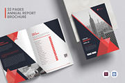 32-page Annual Report Brochure Word, a Brochure Template by TheBrightGrap (Thumbnail 1 of 6)