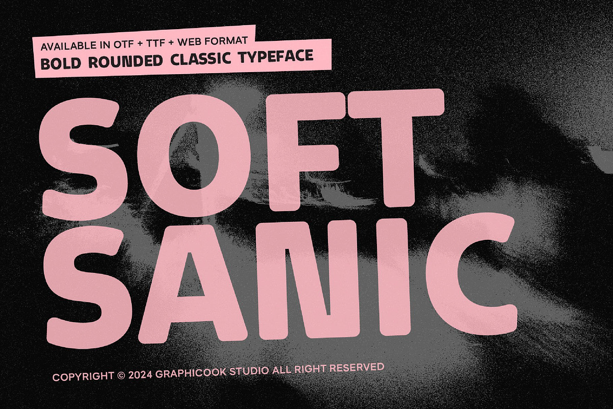 Softsanic, a Sans Serif Font by graphicook (Photo 1 of 10)