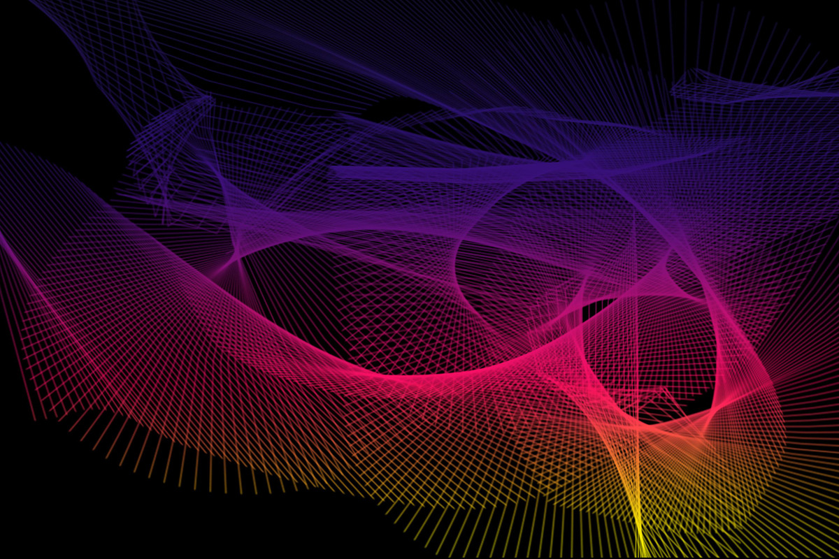 Modern Digital Lines Background Pack, a Wallpaper Graphic by NJ Himel (Photo 2 of 11)