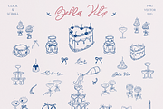 Wedding doodle svg Trendy bow, frame, a Decorative Illustration by Summer Nightingale Art (Thumbnail 15 of 17)