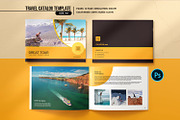 Travel Agency Brochure, a Brochure Template by retrographix (Thumbnail 1 of 4)
