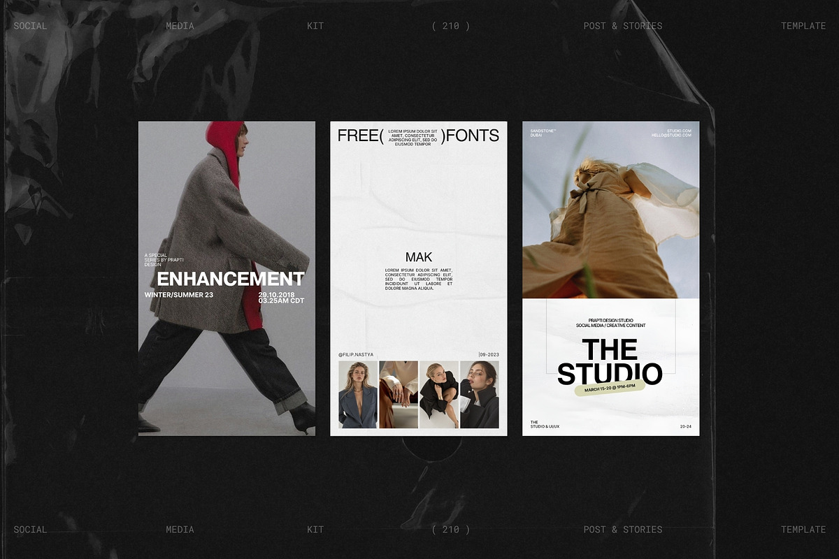 OREN | Social Media Kit Bundle, a Social Media Template by Prapti Design (Photo 8 of 10)