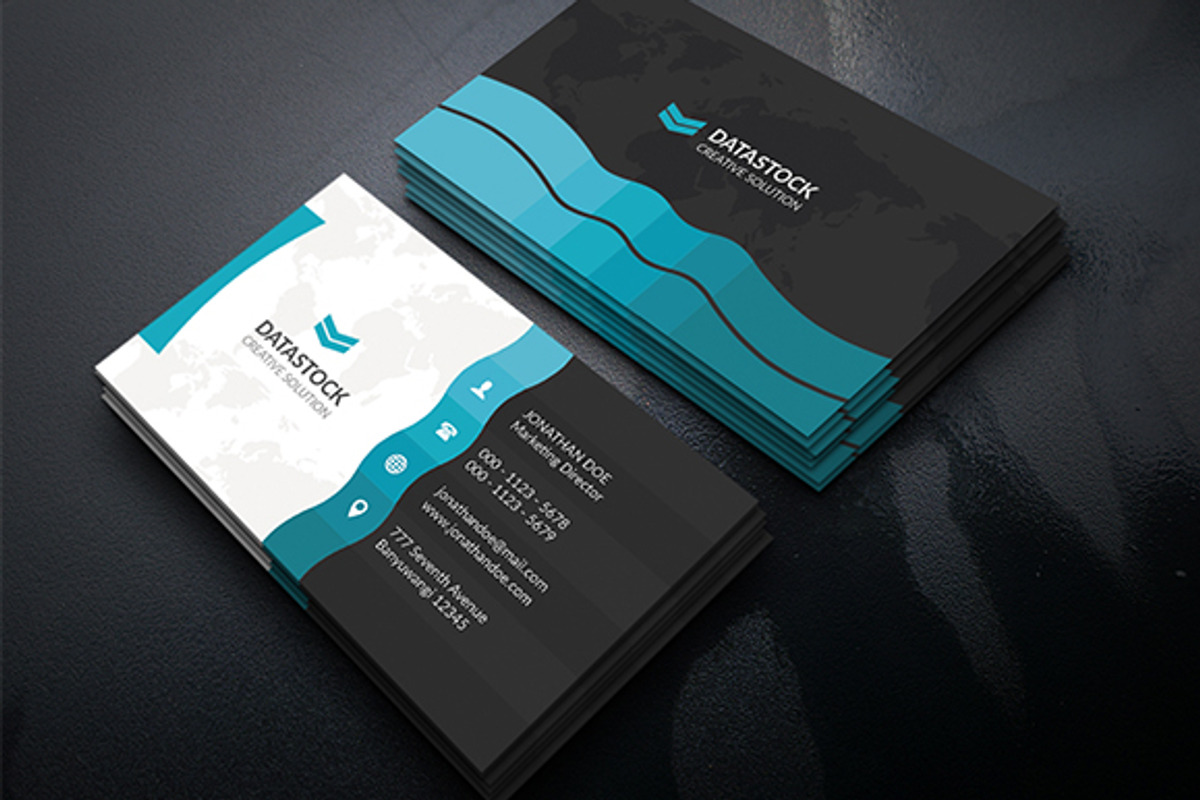 Modern Corporate Business Card, a Business Card Template by InfinityArt (Photo 2 of 4)