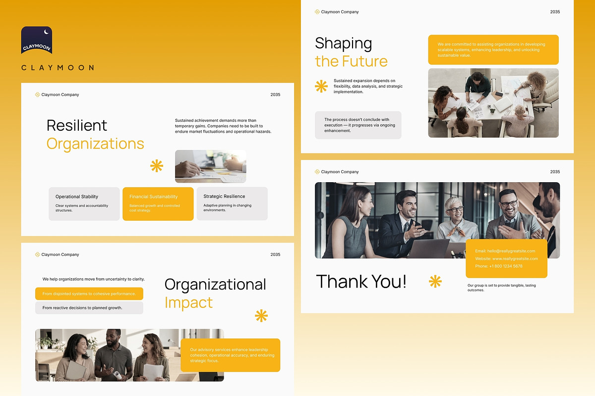Consulting Pitch Deck Presentation, a Presentation Template by Claymoon Lab (Photo 3 of 7)