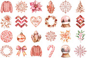 Rose Gold Winter Collection PNG Clip, an Illustration by Sublimation Artist (Thumbnail 2 of 6)