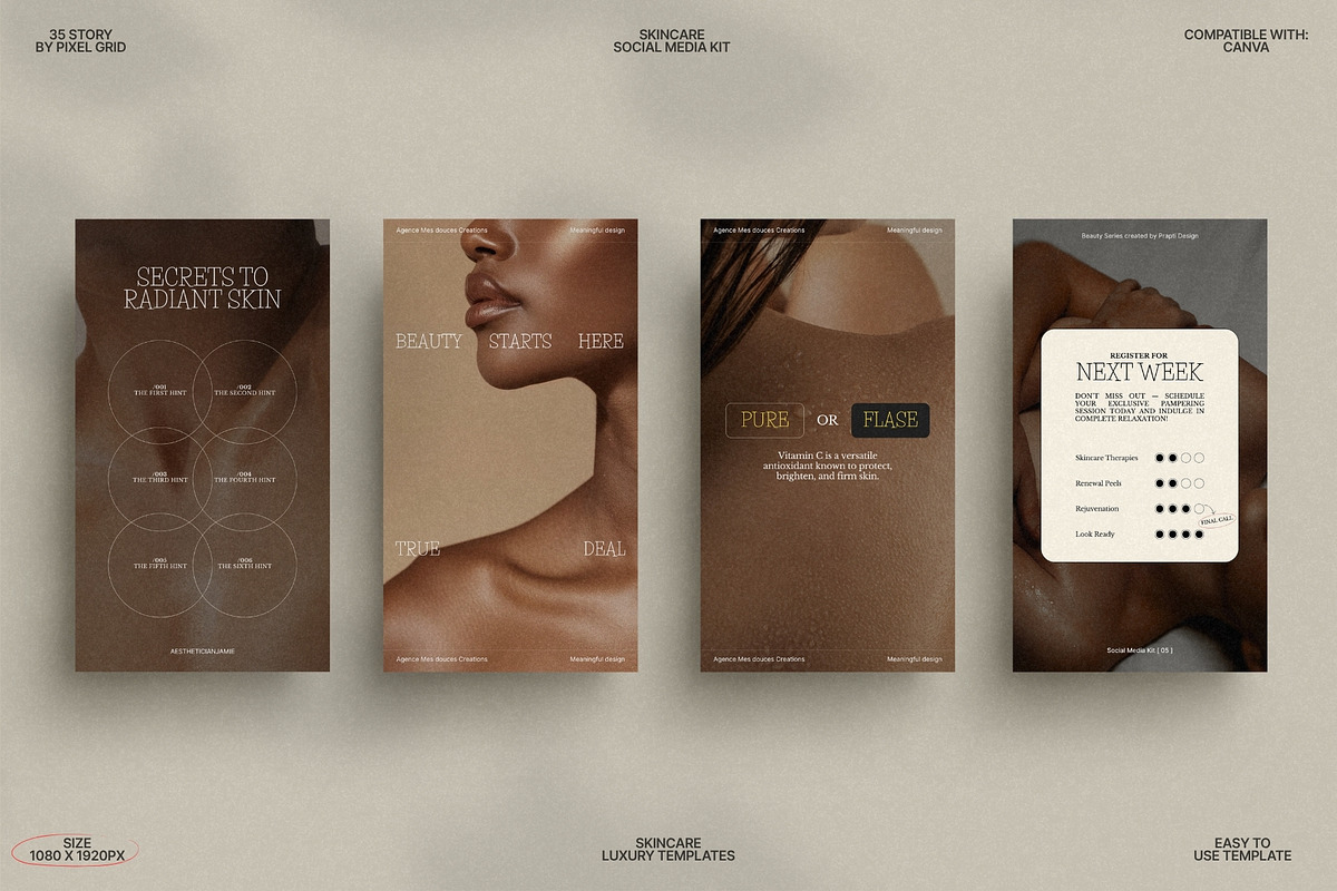Canva Story Templates for Skincare preview 7