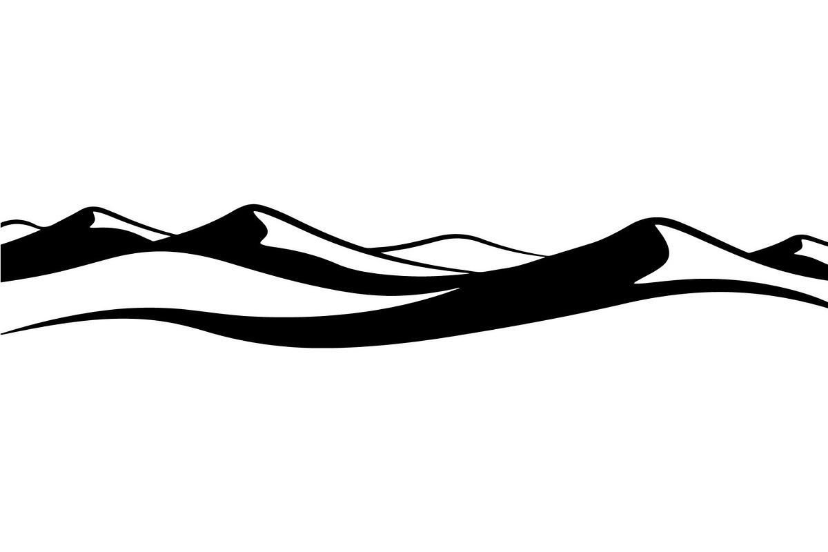 Mountain Range Silhouette, an Object Graphic by Designer_Momina (Photo 20 of 20)