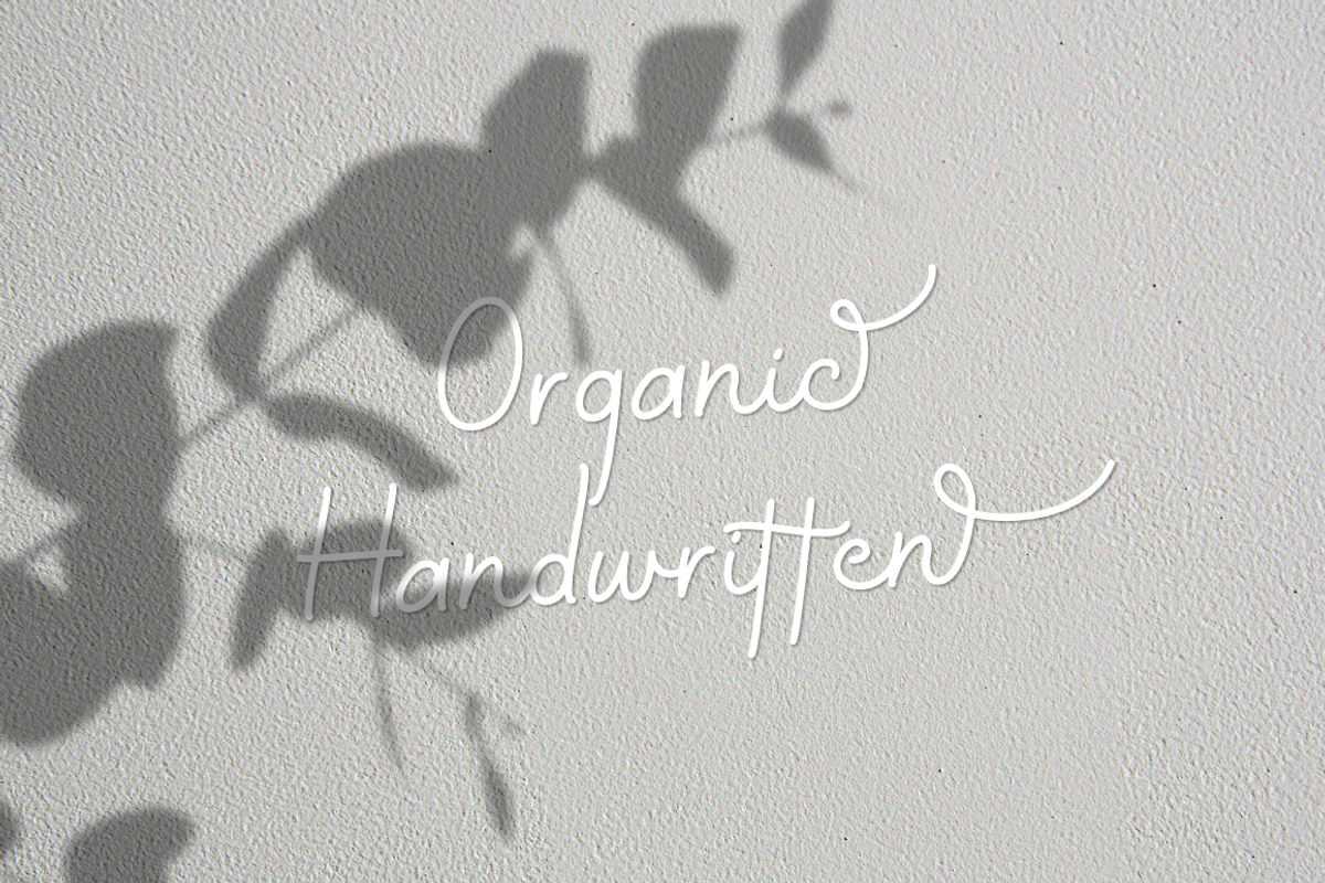 Priscillia | Organic Handwritting, a Script Font by Ngapak Studio (Photo 3 of 12)