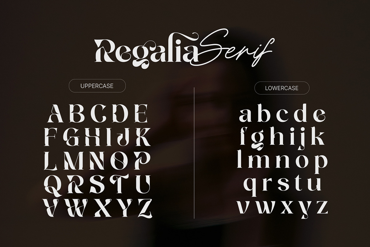 Regalia Noire - Duo Font, a Script Font by Inviline.co (Photo 3 of 14)