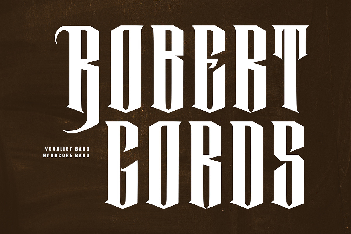 Valuckar Blackletter Display Font, a Blackletter Font by Maulana Creative (Photo 4 of 7)
