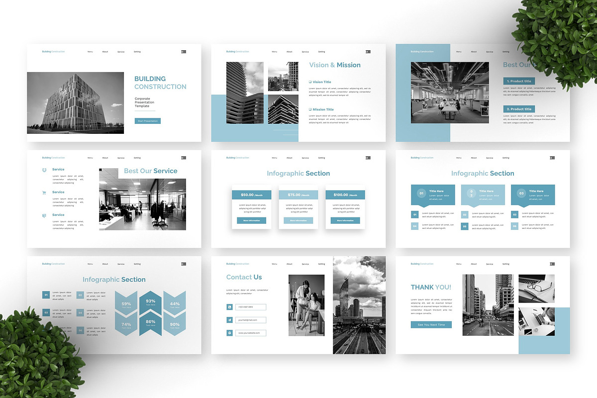 Building Contruction - Corporate PPT, a Presentation Template by Deepslide Studio (Photo 4 of 4)