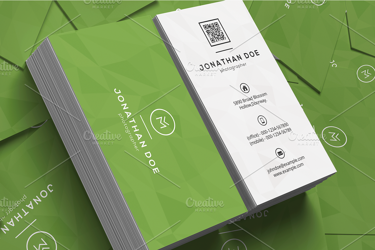 Clean Minimal Business Card, a Business Card Template by ShapShapy (Photo 3 of 5)