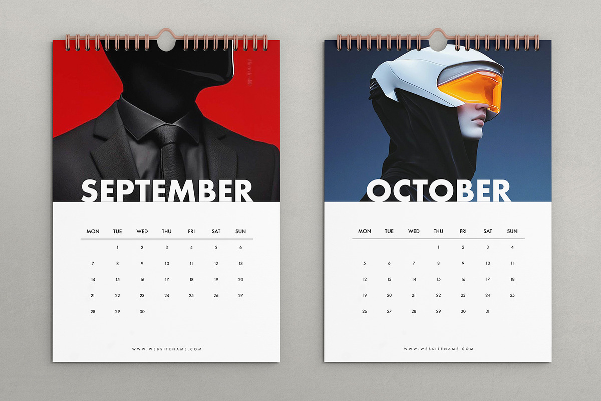 2026 Calendar Template, a Stationery Template by DesignCrest (Photo 8 of 10)