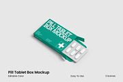 Pill Tablet Box Mockup, a Packaging Mockup by renderstockmarket (Thumbnail 1 of 4)