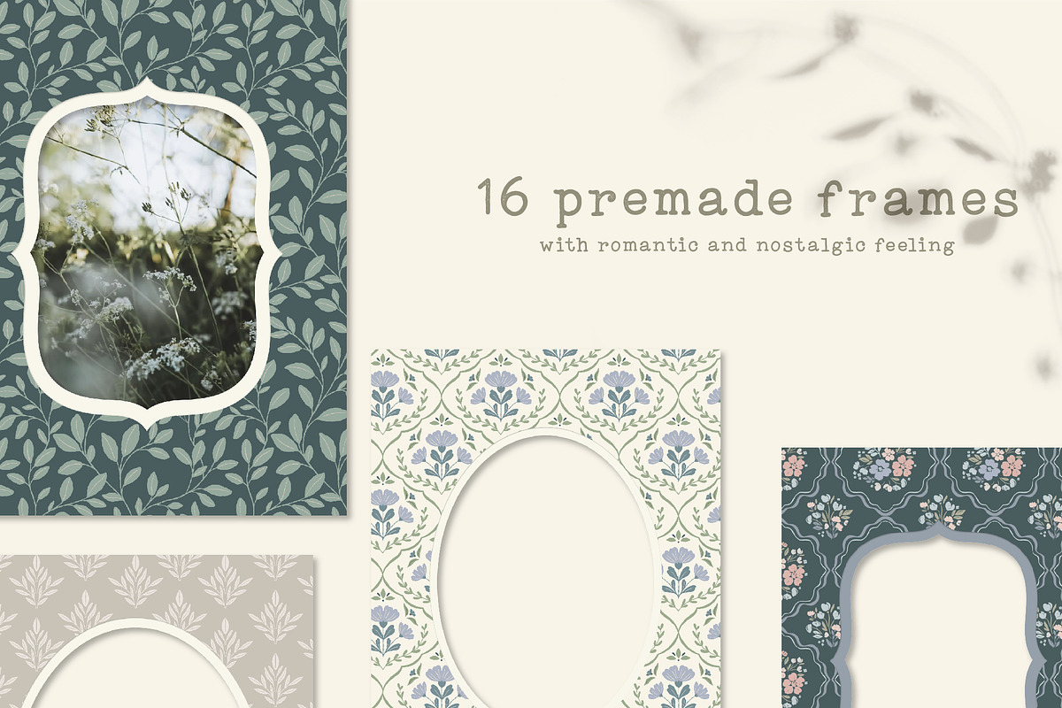 Vintage wallpaper pattern background, a Pattern Graphic by Cozy pattern shop (Photo 6 of 12)