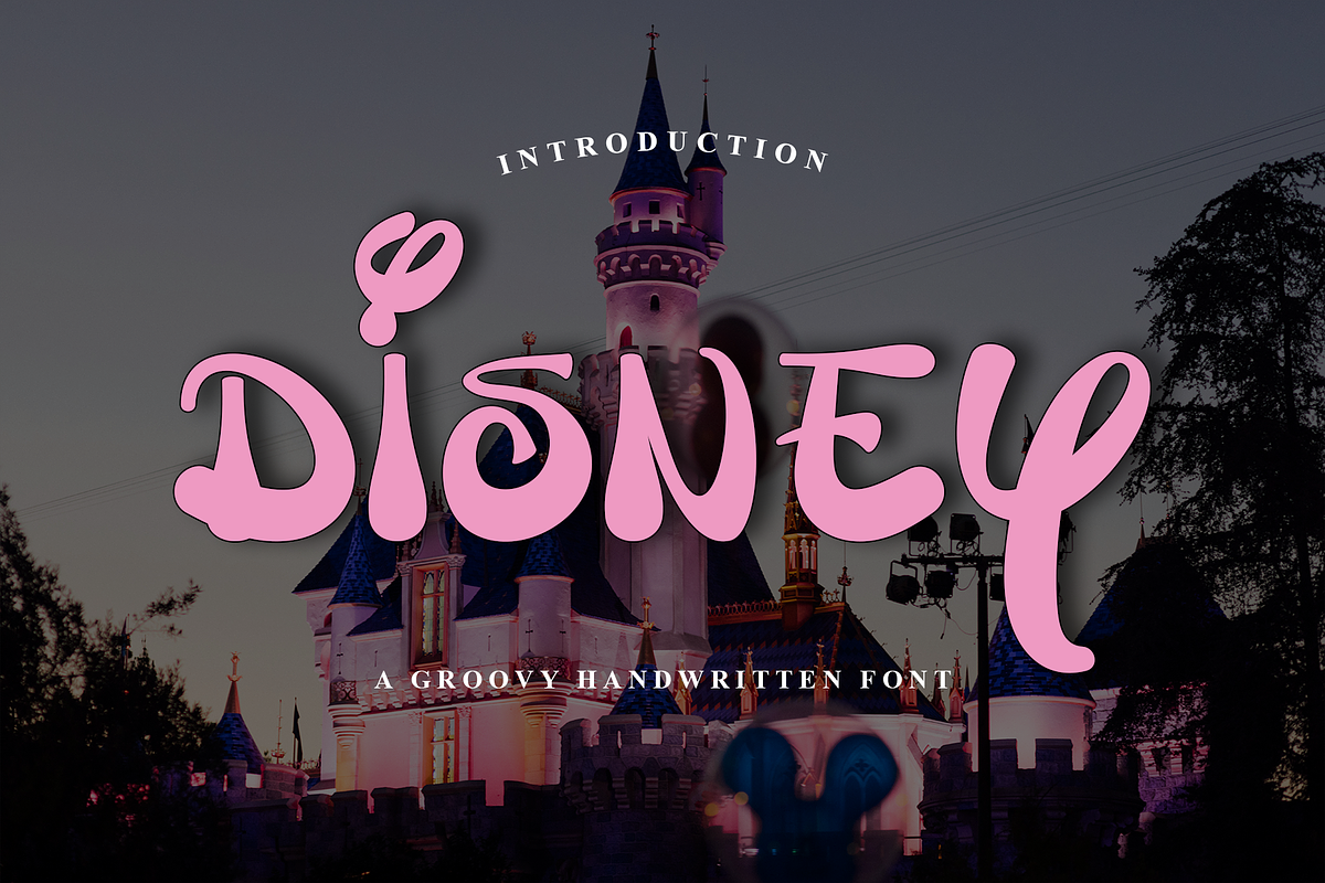 Disney, a Script Font by FreshTypeINK (Photo 1 of 8)