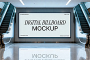 Digital Screen Mockup Shopping Mall, an Advertising Mockup by rodrigofkaminski (Thumbnail 1 of 3)