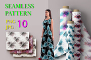 Flowers fluid art set 4., a Pattern Graphic by Digital illustration shop (Thumbnail 1 of 4)