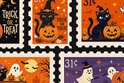 Halloween Transparent Stamps Set PNG, an Object Graphic by iHemalaya (Thumbnail 3 of 5)