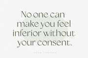 Siena Typeface, a Sans Serif Font by Ivan Rosenberg (Thumbnail 4 of 16)