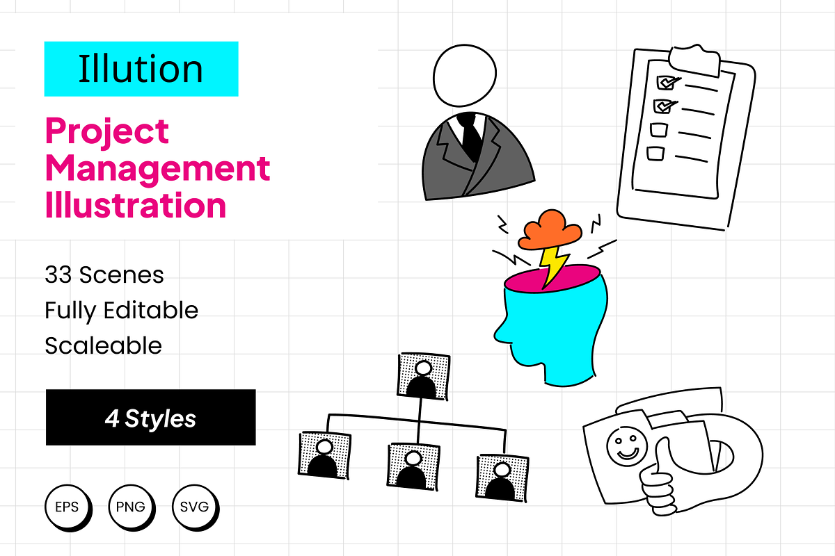 Illution - Project Management, an Illustration by Kawalan Studio (Photo 1 of 6)