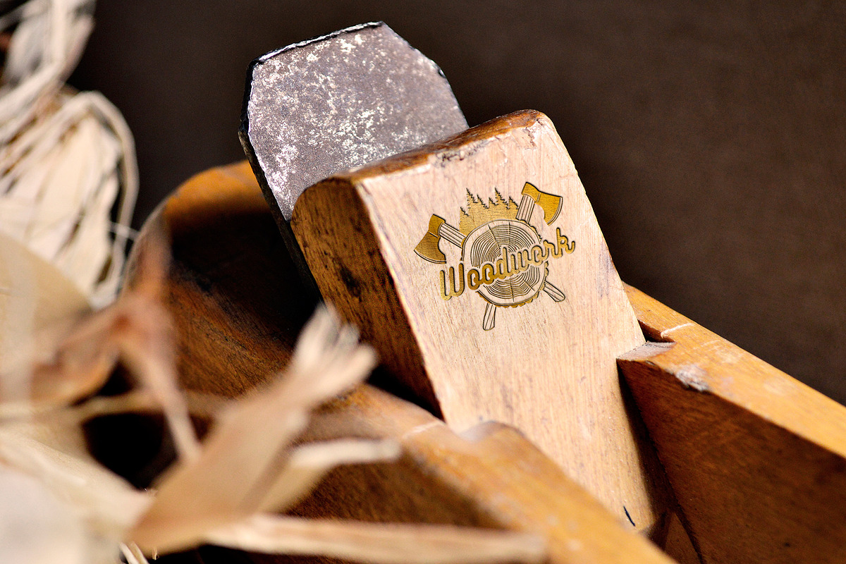 Woodworking, logos & design elements, a Branding & Logo Template by DOBROGRAPH (Photo 5 of 8)