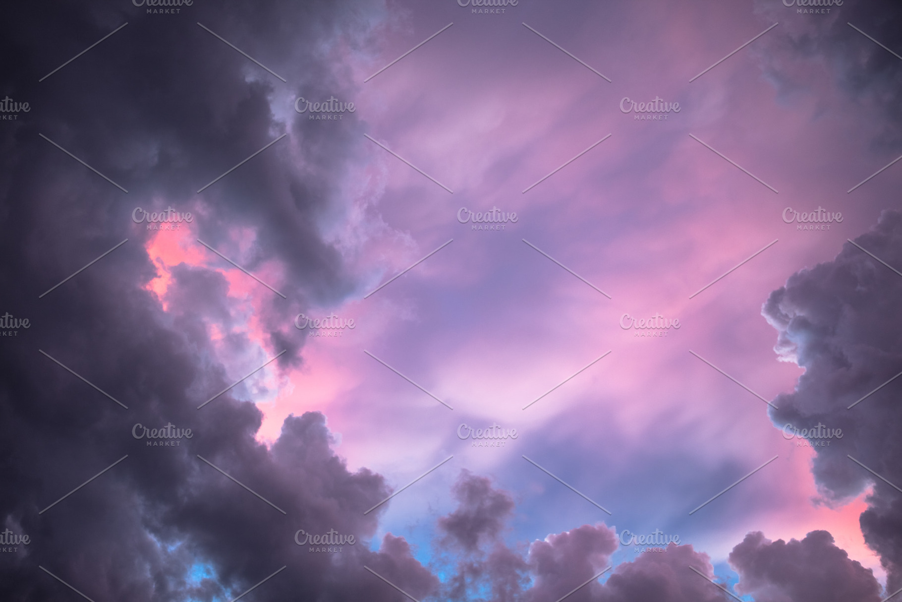 Beautiful clouds containing dramatic sky, colorful sky, and evening, a Nature Photo by Barbara's iCandy