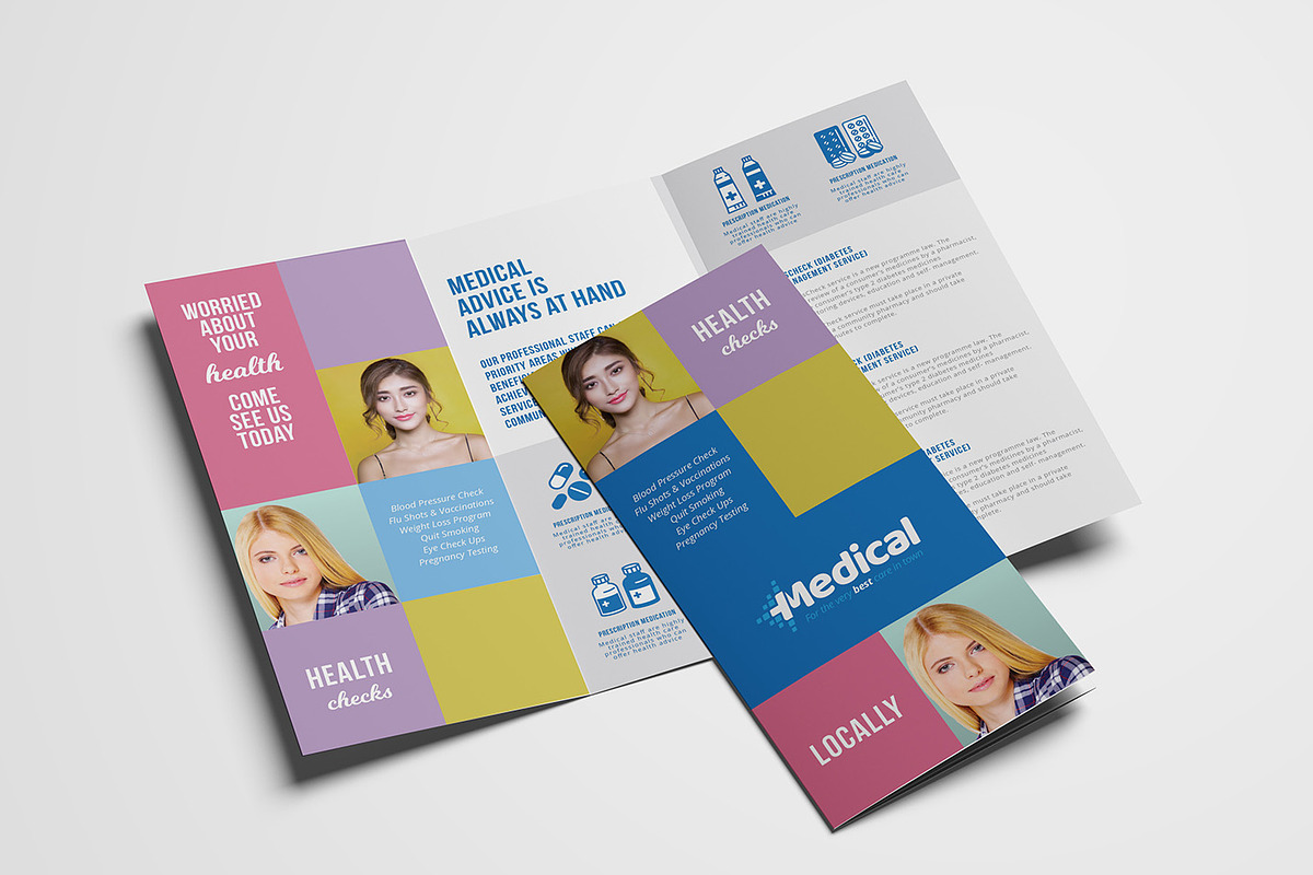 Modern Medical Tri-Fold Brochure, a Brochure Template by BrandPacks (Photo 1 of 5)