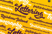 XXII Awesome Script, a Script Font by Doubletwo Studios (Thumbnail 7 of 11)