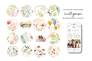 64 Watercolor Instagram Highlight, a Work Illustration by beatriceviyiwi (Thumbnail 5 of 5)