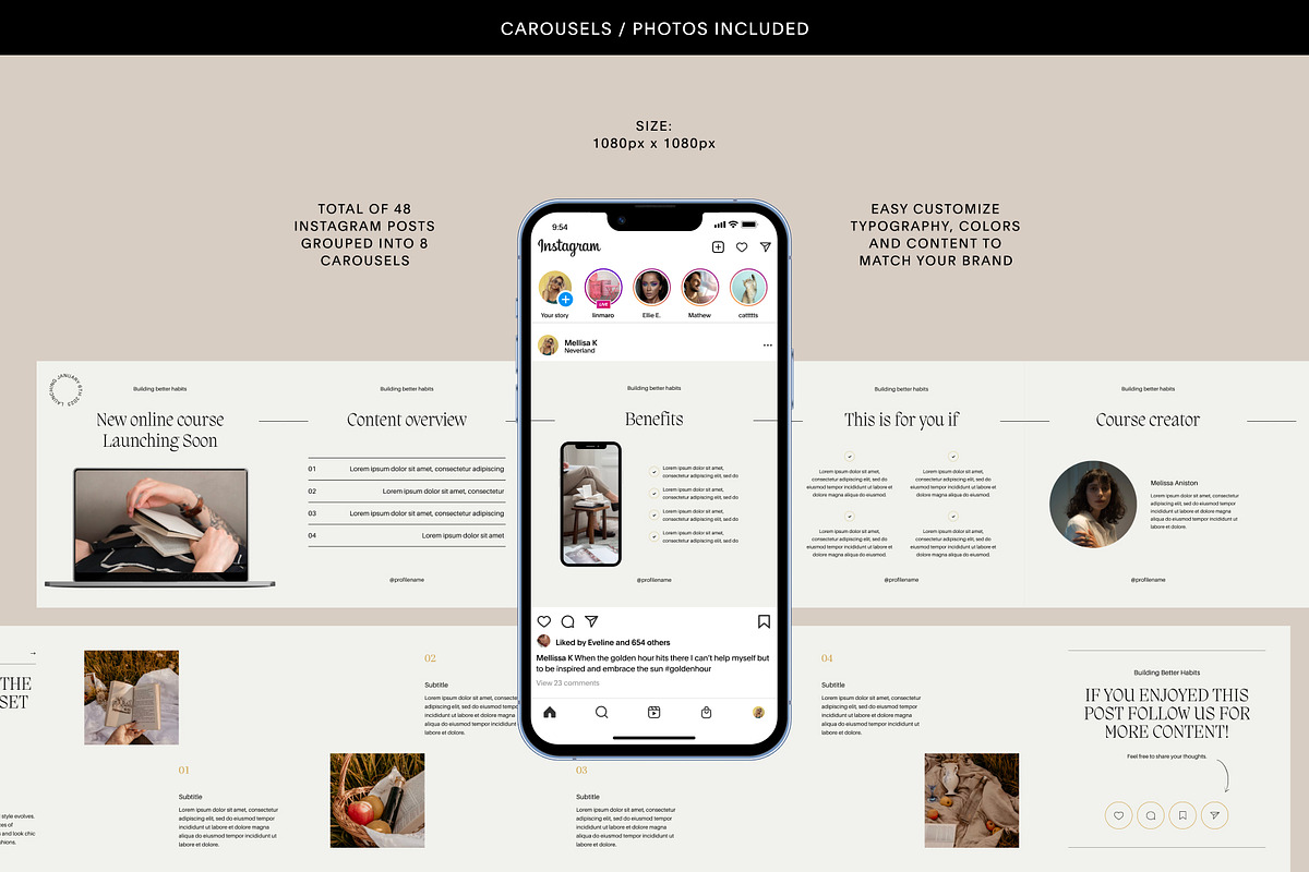 8 Business Coach Instagram Carousel, a Social Media Template by Studio K (Photo 7 of 8)
