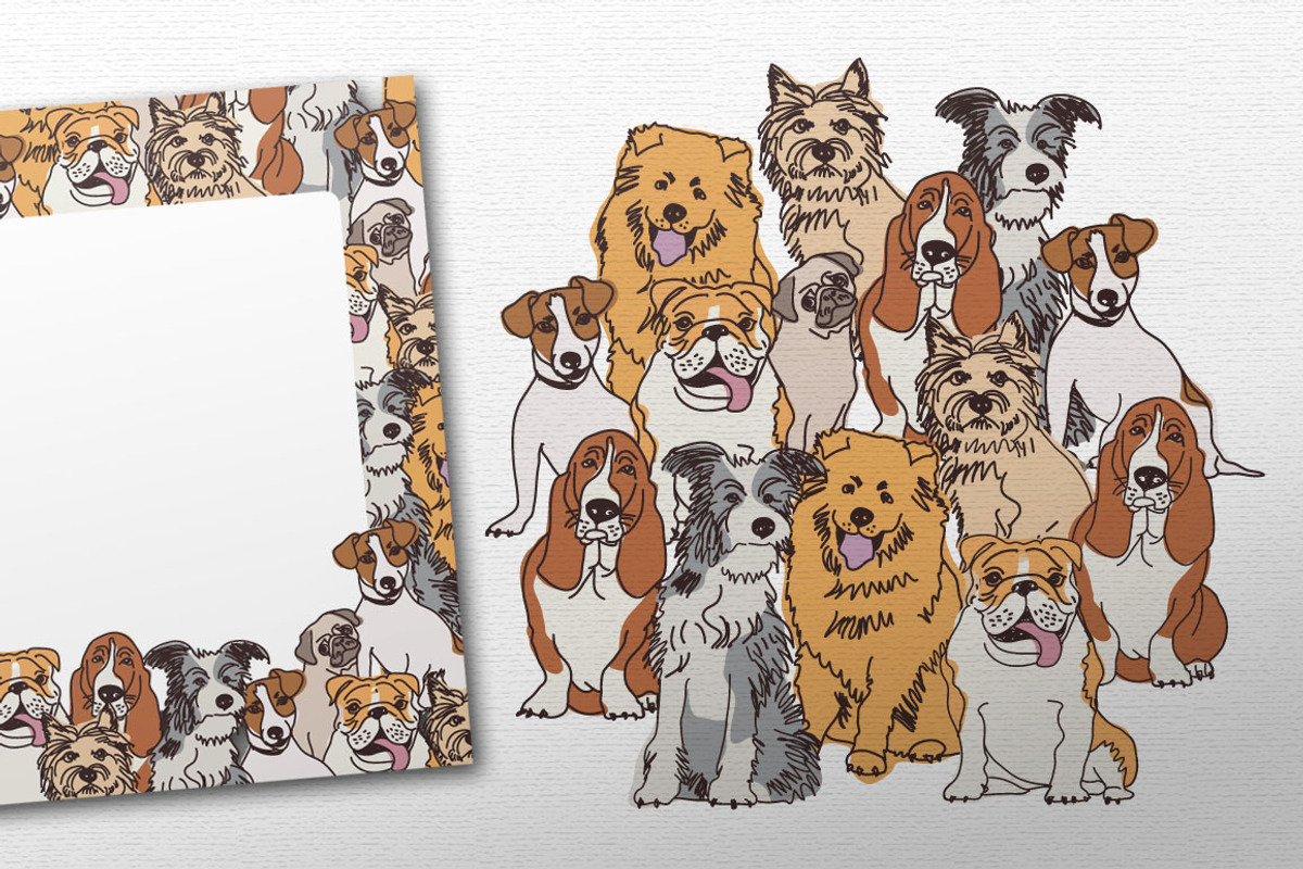 Dogs vector collection, an Animal Illustration by Crowhouse (Photo 4 of 4)