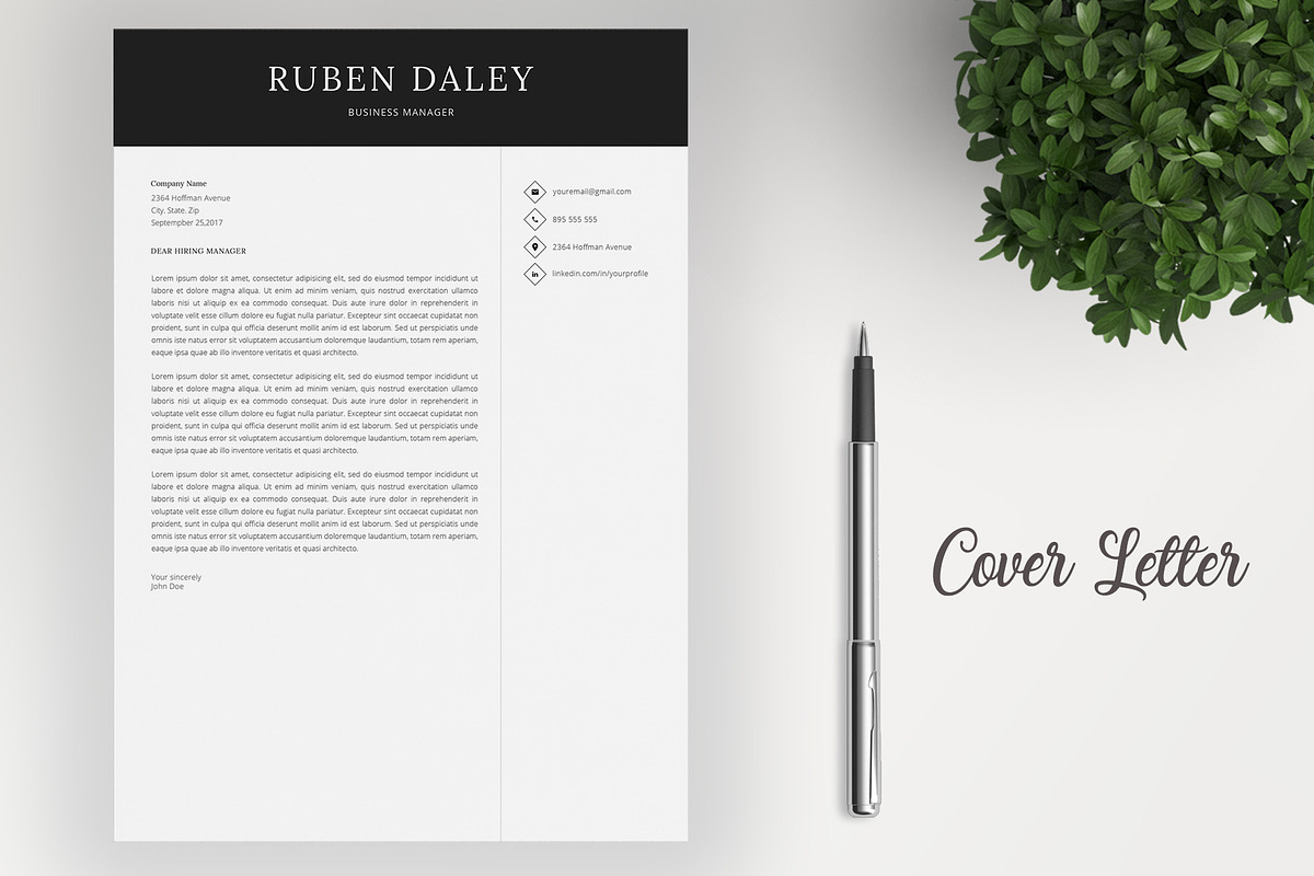Resume Template / CV / 4 Peges, a Resume Template by SalientResume (Photo 4 of 5)