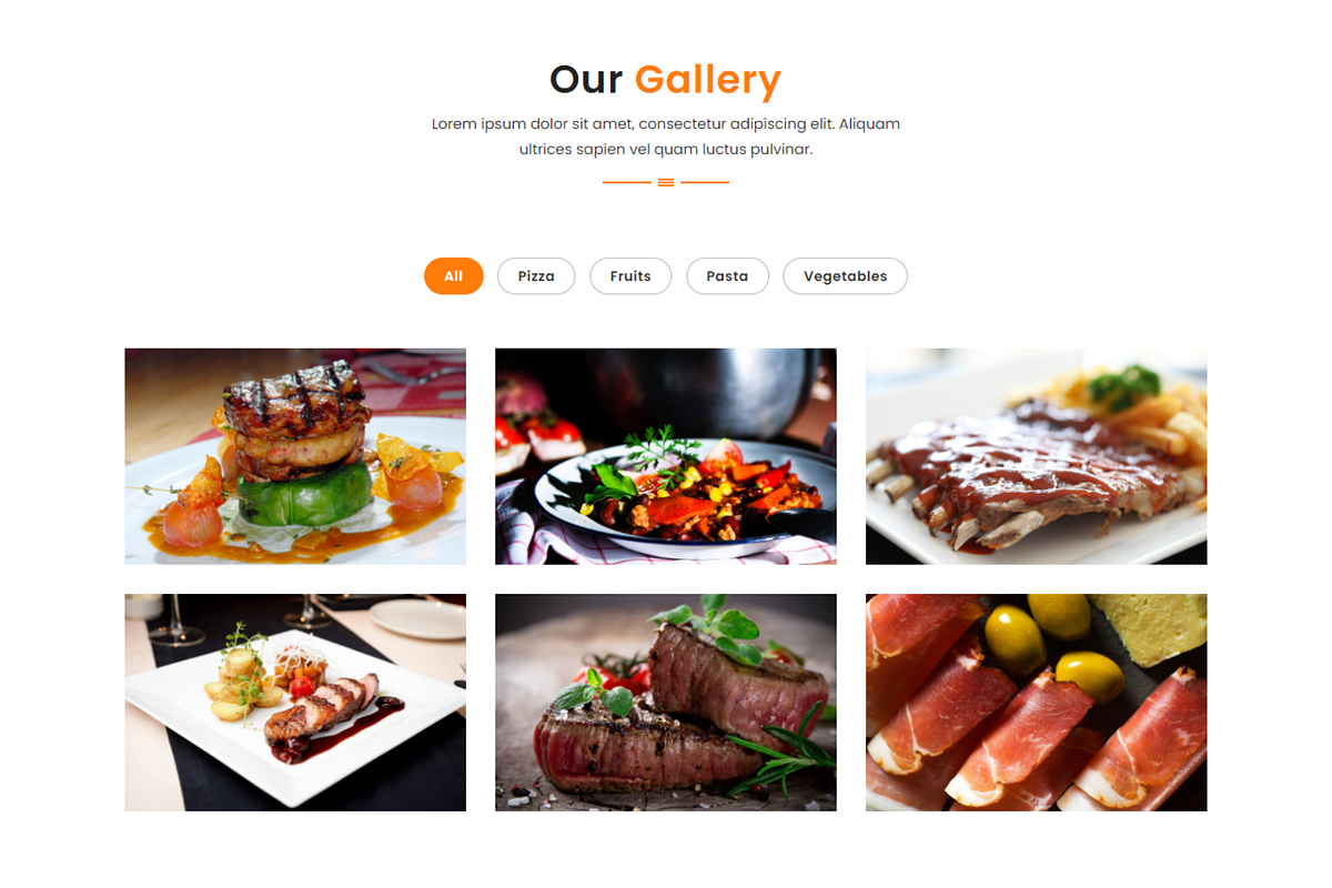 Foody - Restaurant HTML Template, a Bootstrap Template by Themeplaza (Photo 4 of 7)