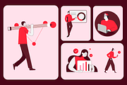 Fintech & Data Science Illustration, a Graphic by Craftrick (Thumbnail 4 of 6)