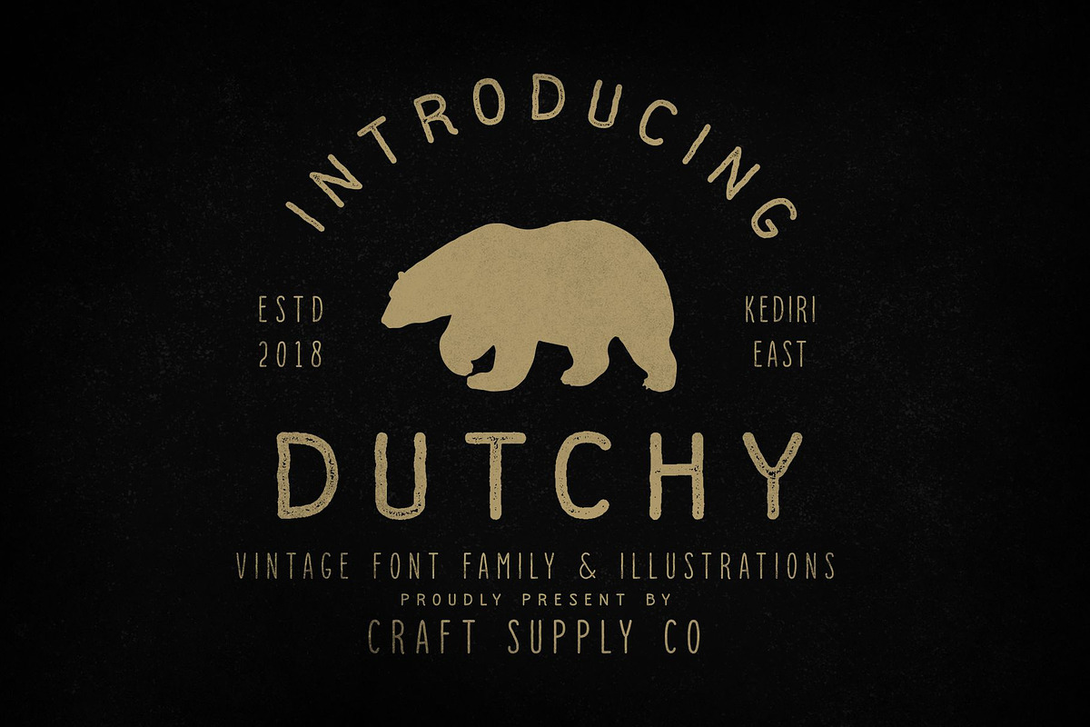 Dutchy - Vintage Type Family +Extras