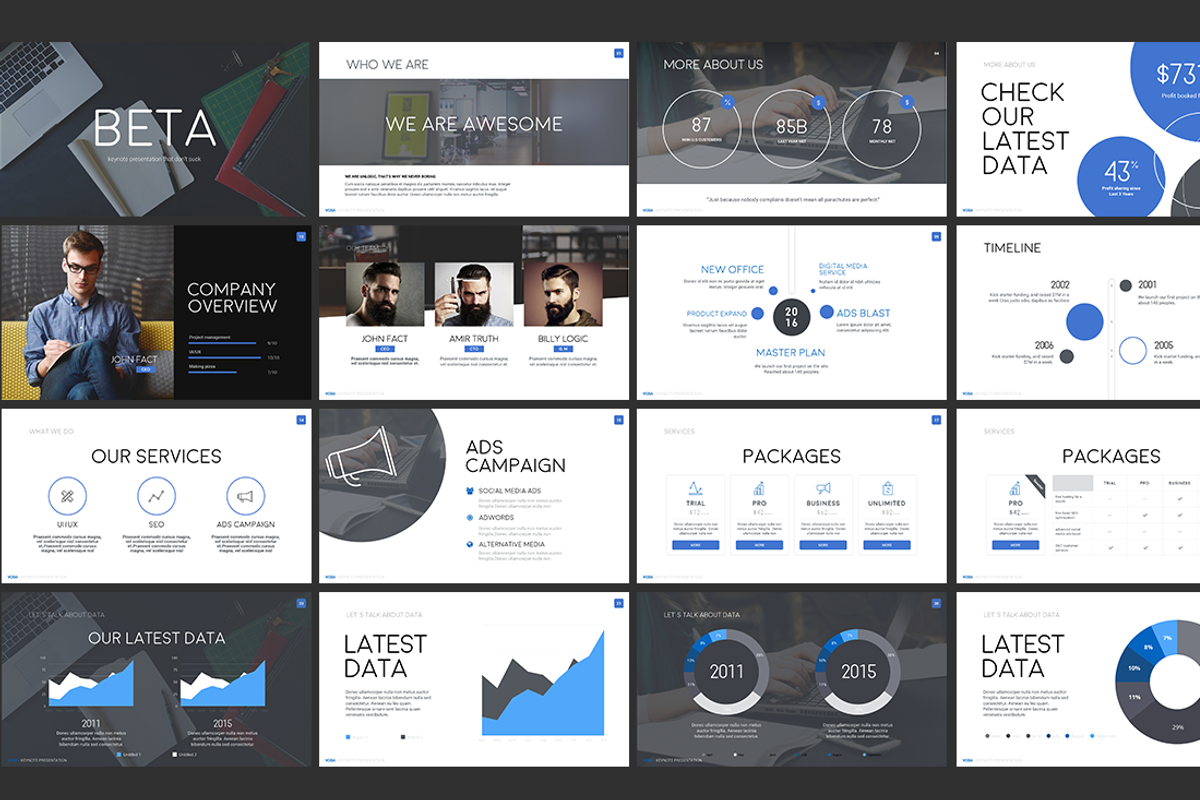 Beta - Keynote Template, a Presentation Template by Slidehack (Photo 2 of 3)