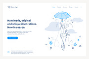 Girl Flying Weather Wind Umbrella, a Graphic by PixelBender (Thumbnail 3 of 5)