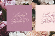 Happy Birthday Lettering Designs, an Object Graphic by Type and Graphics Studio (Thumbnail 4 of 19)