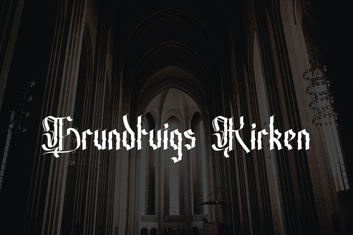 Bloodsucker Modern Blackletter, a Blackletter Font by infernostudio3 (Photo 7 of 10)