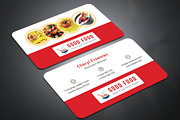 Restaurant Business Card, a Business Card Template by graphicsunday (Thumbnail 2 of 5)