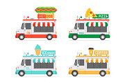 Set of Food Trucks, a Food Illustration by Volyk (Thumbnail 1 of 6)