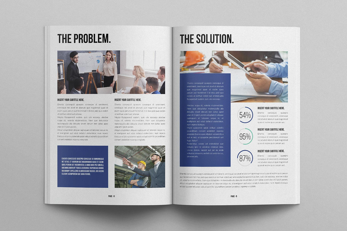 Business Brochure Template, a Brochure Template by E-Type (Photo 4 of 7)