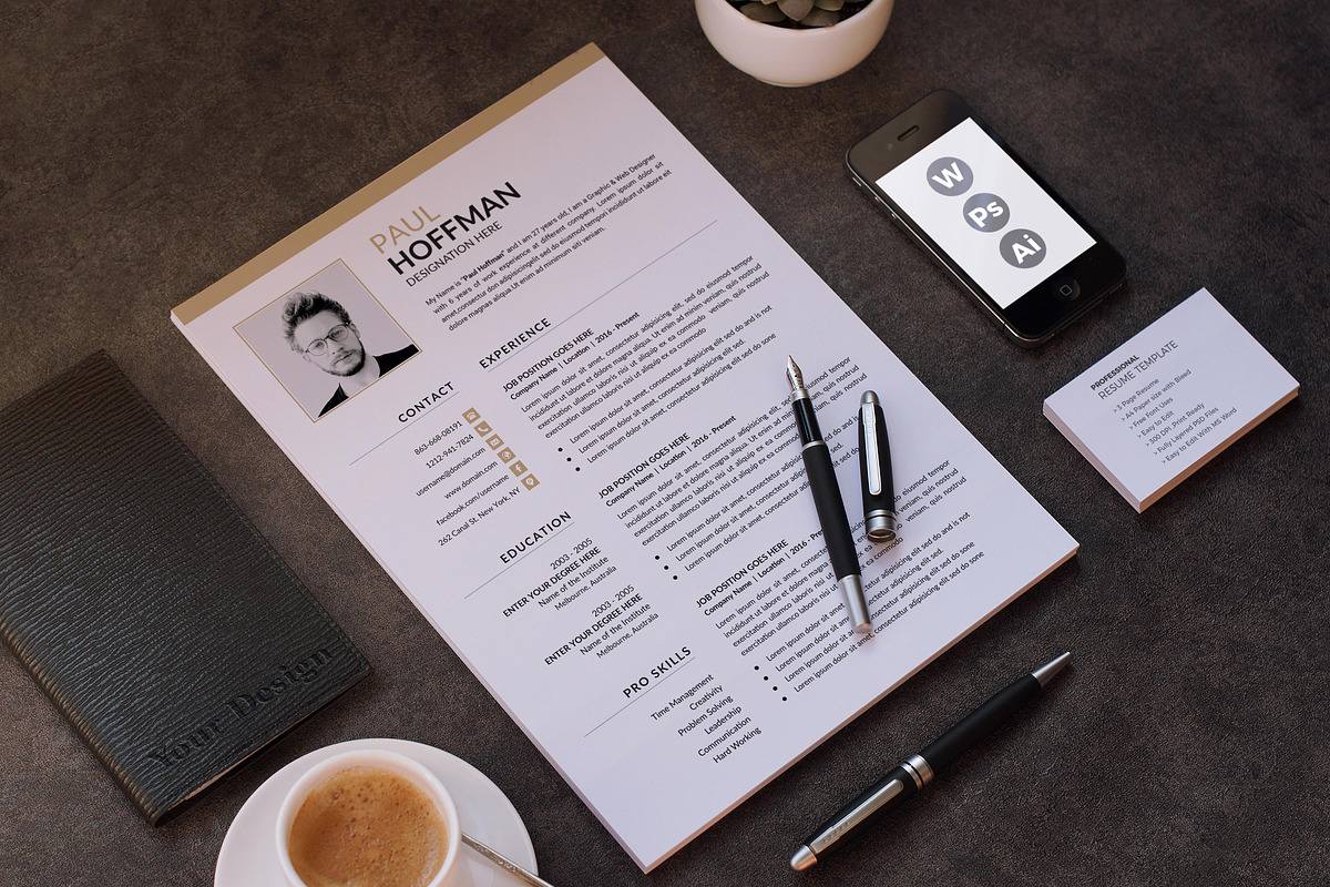 Resume Template / CV, a Resume Template by deviserpark (Photo 3 of 4)